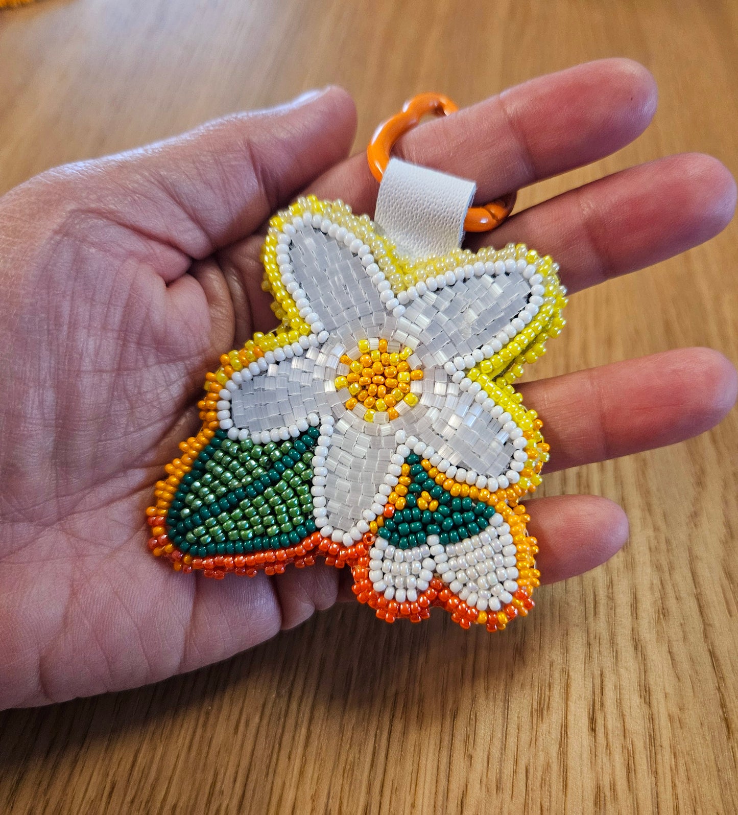 Orange Blossom Bag Charm/Keychain