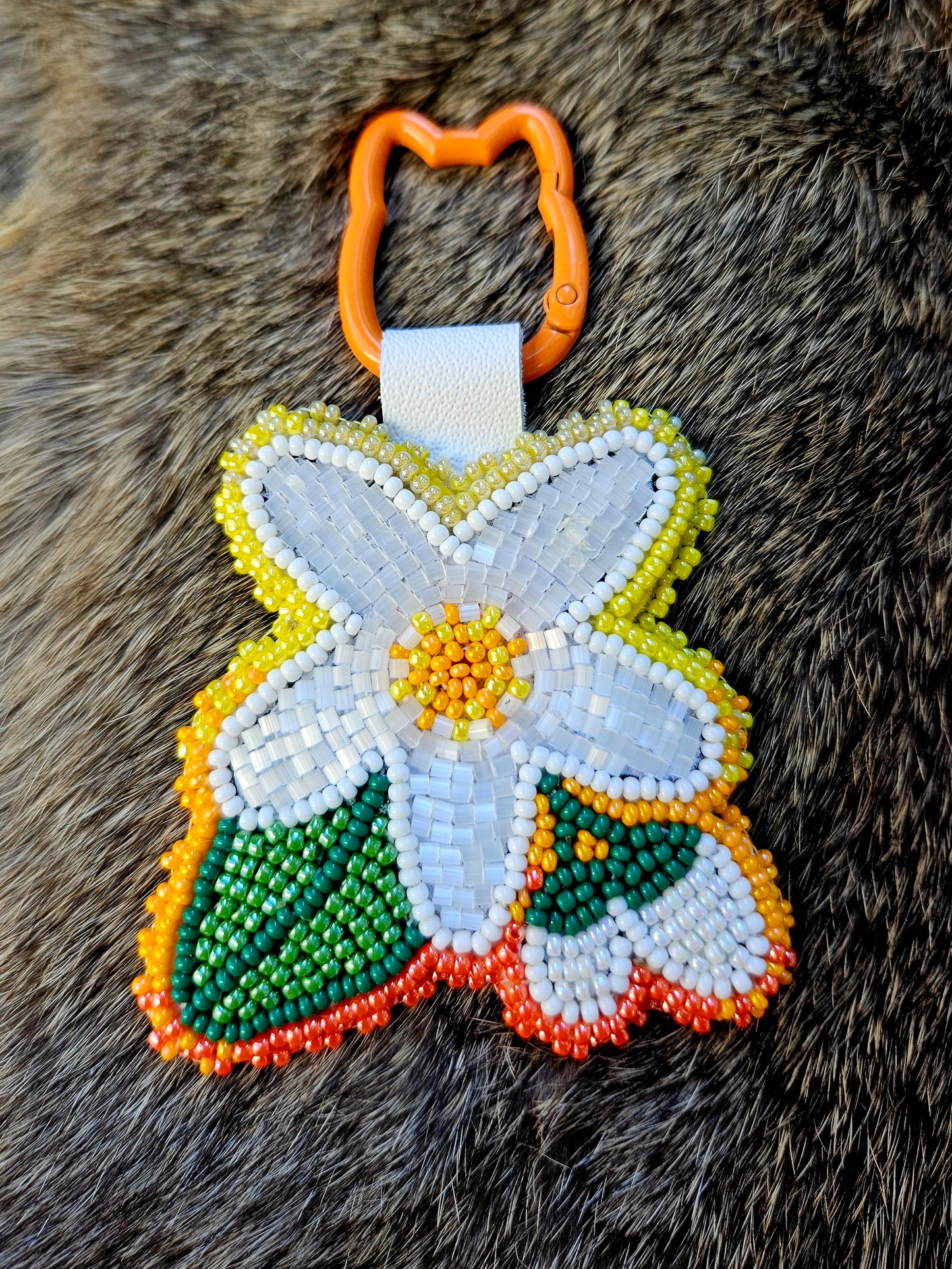 Orange Blossom Bag Charm/Keychain