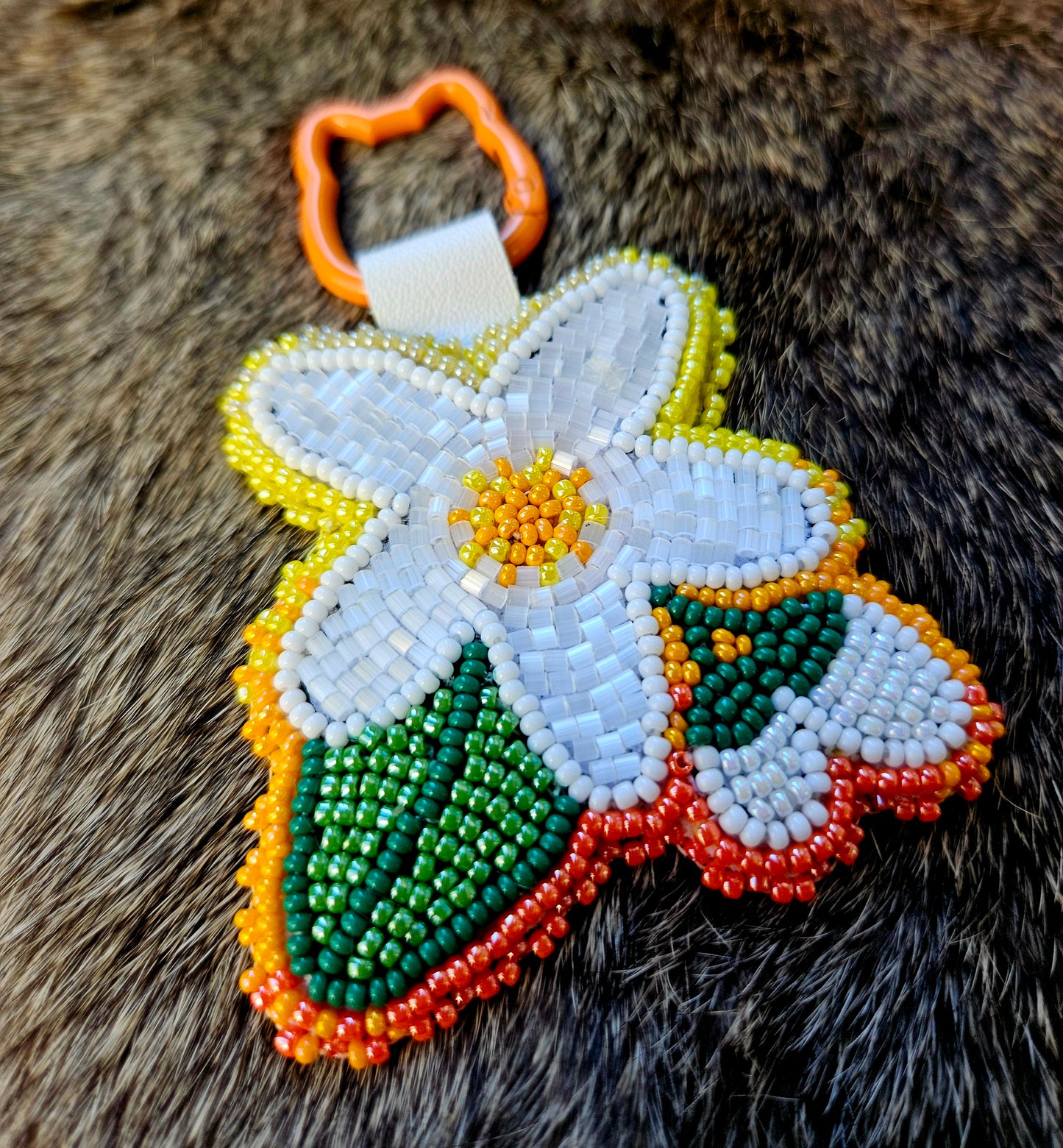 Orange Blossom Bag Charm/Keychain